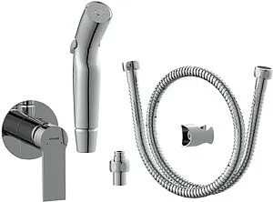 Гигиенический душ со смесителем Cersanit Brasko хром 64102, 3