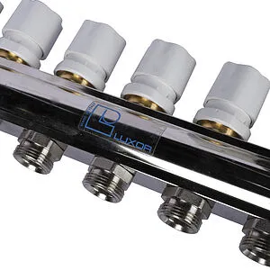 Группа коллекторная с расходомерами 6 отводов 1"в/в x ¾"ек Luxor CD 477/6 15662706N Группа коллекторная с расходомерами 6 отводов 1"в/в x ¾"ек Luxor CD 477/6 15662706N, 5