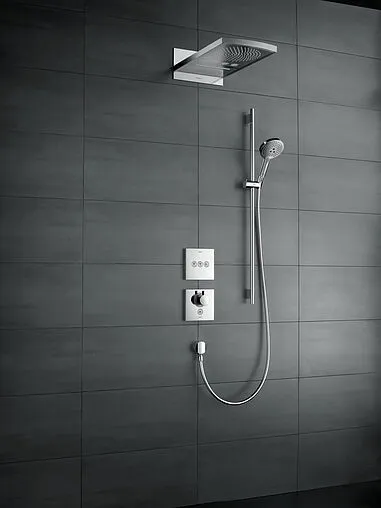 Термостат с отдельным выводом для ручного душа Hansgrohe ShowerSelect Highflow хром 15761000 Термостат с отдельным выводом для ручного душа Hansgrohe ShowerSelect Highflow хром 15761000