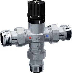 Трехходовой термостатический смесительный клапан 1¼&quot; +25...+65°С Kvs 6.2 Far Termo FA 3956 114, 1