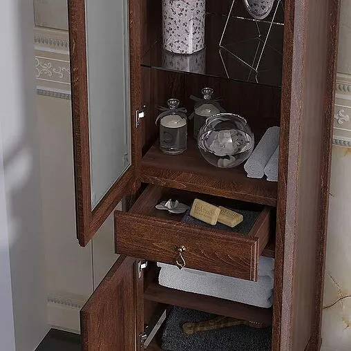 Шкаф-пенал напольный Opadiris Лоренцо 45 L cветлый орех Z0000006526