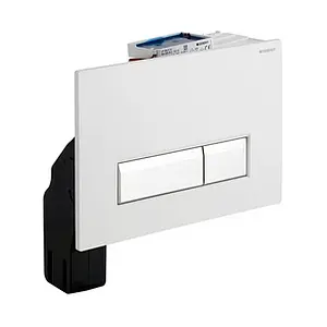 Клавиша смыва для унитаза с системой удаления запахов Geberit Sigma 40 115.600.SI.1 кнопки/алюминий матовый, панель/стекло белый Клавиша смыва для унитаза с системой удаления запахов Geberit Sigma 40 115.600.SI.1 кнопки/алюминий матовый, панель/стекло белый, 2