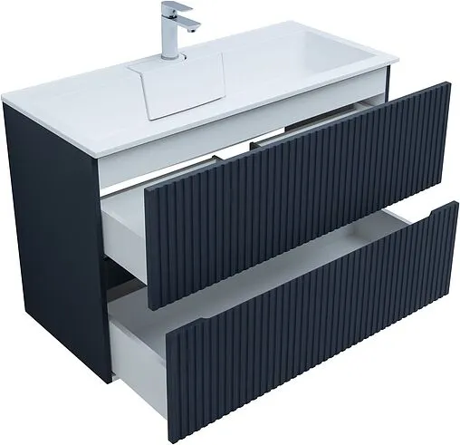 Тумба-умывальник Aquanet Джейн 100 маренго 00313304+