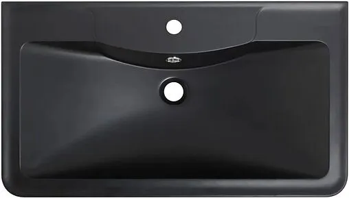 Раковина BelBagno 80 черный матовый BB800/455-LV-ART-ALR-NERO