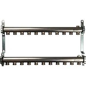 Группа коллекторная распределительная 11 отводов 1&quot;в/в x ¾&quot;ек Stout SMS 0923 000011, 1