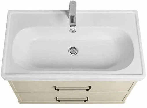 Тумба под умывальник подвесная Aquaton Нео-Классика 85 белый камень 1A286301NCTG0