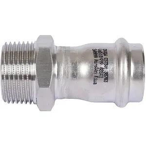 Муфта пресс переходная 28мм x 1"н Sanha NiroSan 9243G 69243G281 Муфта пресс переходная 28мм x 1"н Sanha NiroSan 9243G 69243G281, 4