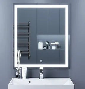 Зеркало с подсветкой Uperwood Tanos 70 с подогревом белый/серебро 291020221 Зеркало с подсветкой Uperwood Tanos 70 с подогревом белый/серебро 291020221, 3