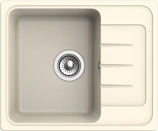 Мойка кухонная Ewigstein Elegant E-R45F крем