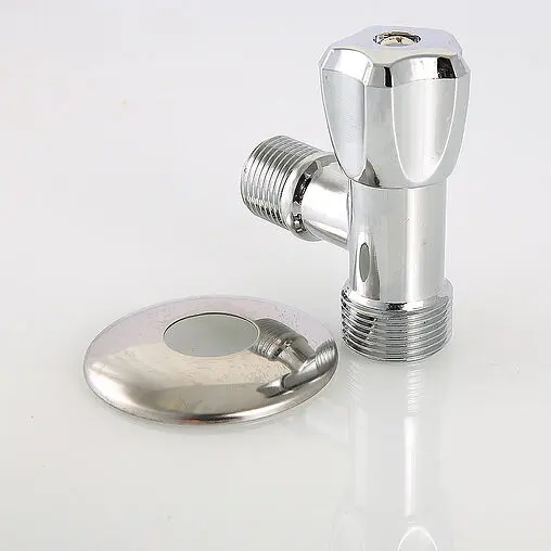 Вентиль регулирующий угловой для бытовой техники ½&quot;н x ¾&quot;н хром Valtec VT.240.TN.0405