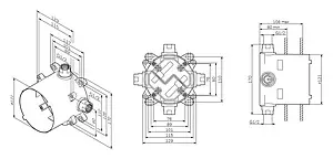 Скрытая часть Am.Pm MultiDock F100100, 4