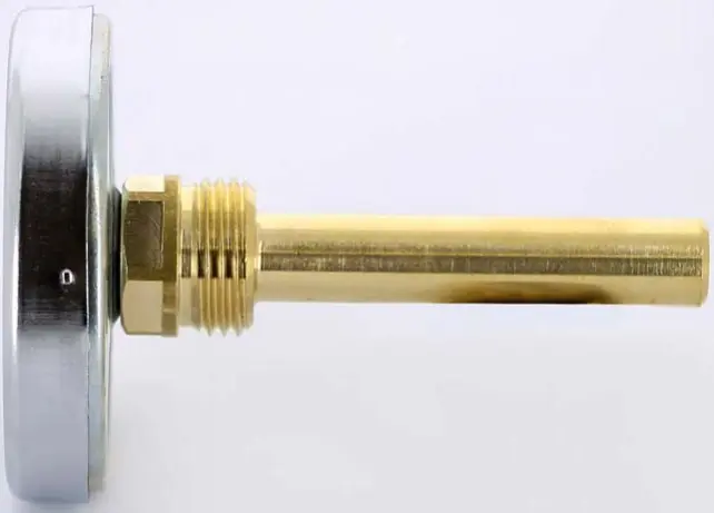 Термометр биметаллический Watts F+R801 63мм 120°С гильза 75мм ½&quot; 10005809, 2