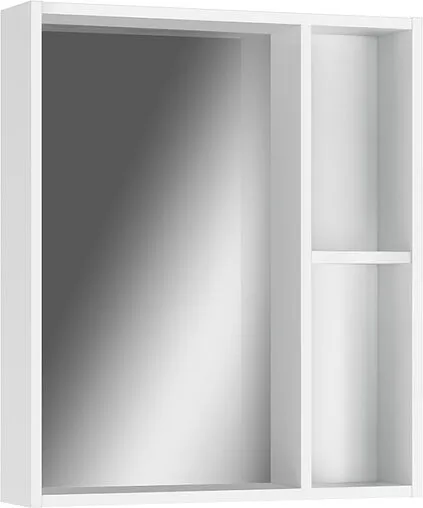 Шкаф-зеркало Айсберг Агата 60 белый DA6702HZ