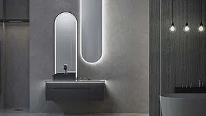 Зеркало с подсветкой Jorno Shine 48 белый Shi.02.48/W Зеркало с подсветкой Jorno Shine 48 белый Shi.02.48/W, 3