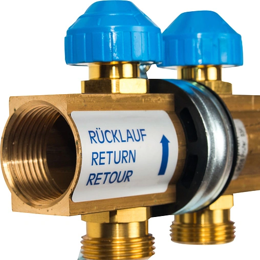 Группа коллекторная с расходомерами 11 отводов 1&quot;в/в x ¾&quot;ек Watts HKV/T 10004205