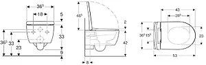 Комплект 5 в 1 Geberit iCon №1 500.362.TC.I Комплект 5 в 1 Geberit iCon №1 500.362.TC.I, 4