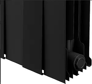 Радиатор биметаллический 16 секций Royal Thermo PianoForte 300 Noir Sable RTPNS30016, 4