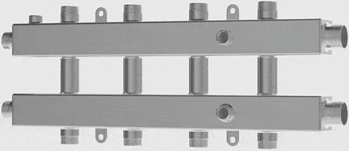 Коллектор распределительный 5 контуров 1¼&quot;н x 1&quot;н Север-КМ5(Aisi) 1915025