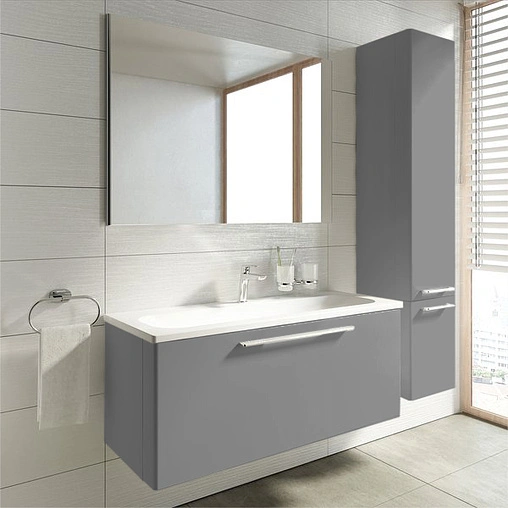 Шкаф-пенал подвесной Ravak Ring 30 R серый X000000774