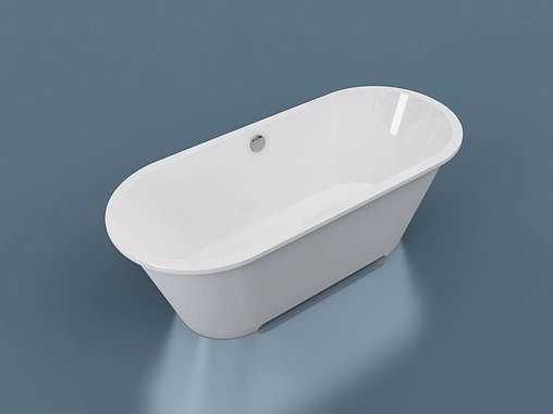 Ванна отдельностоящая из искусственного камня Esse Bali 167x71 белый EBAL1670