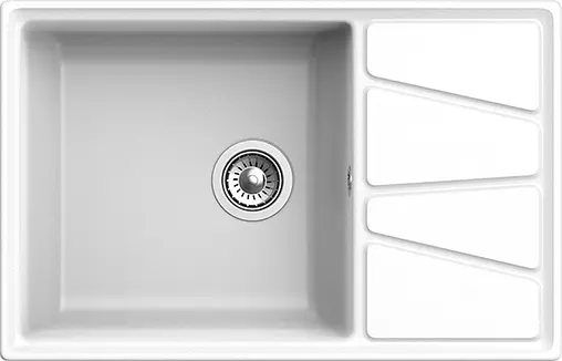 Мойка кухонная GranFest Vertex V-780L иней