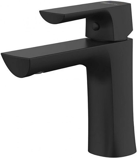 Смеситель для раковины Lemark Ursus чёрный матовый LM7206BL
