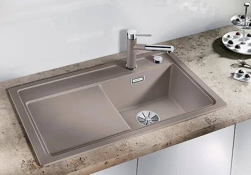Мойка кухонная Blanco Zenar 45 S 86 R серый беж 523796