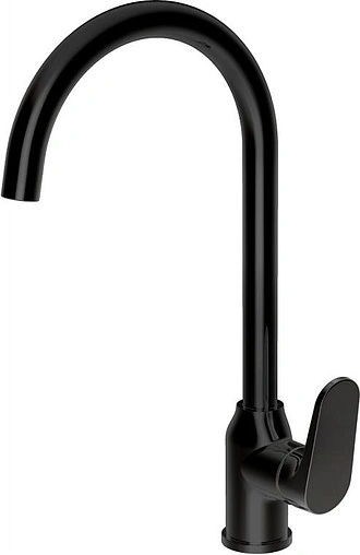 Смеситель для кухни Bravat Eler чёрный матовый F7191238BM-RUS
