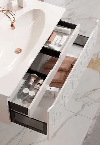 Тумба под умывальник подвесная Clarberg Elegance Т10м/GL белый/золото EL0110GL Тумба под умывальник подвесная Clarberg Elegance Т10м/GL белый/золото EL0110GL