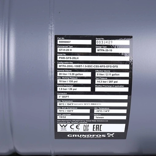 Станция автоматического водоснабжения Grundfos JP 3-42 PT-H A-A-BBVP 99463874