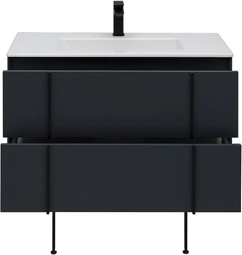 Тумба под умывальник подвесной Allen Brau Reality 90 антрацит 1.32006.AM