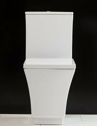 Унитаз-компакт безободковый BelBagno Regina белый BB104CP+BB104T