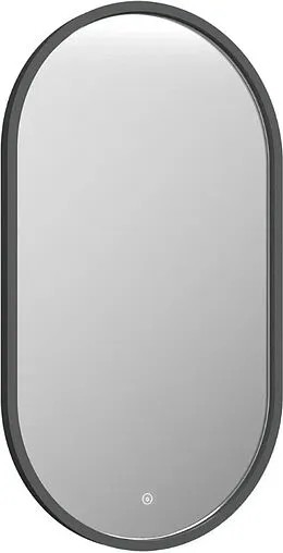 Зеркало с подсветкой Continent Prime Black Led 45x80 чёрный ЗЛП2199