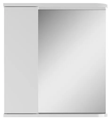 Шкаф-зеркало Айсберг Промо 55 белый DP2607HZ