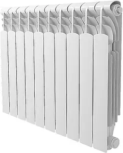 Радиатор биметаллический 10 секций Gekon gbm50010f, 1