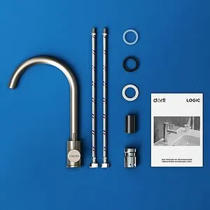 Смеситель для кухни Dorff Logic нержавеющая сталь D3000000, 5
