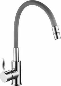 Смеситель для кухни Gross Aqua ColorFlex хром/графит 3241508GR, 1