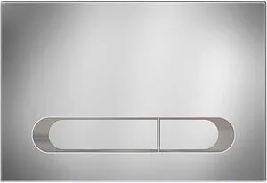 Клавиша смыва для унитаза KK-POL M09 350/PPG/060-00-00 хром глянцевый, 1