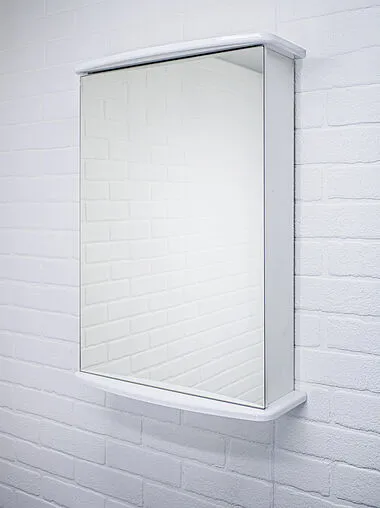 Шкаф-зеркало Айсберг Милана 50 белый DA1062HZ