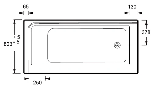 Ванна акриловая Jacob Delafon Formilia 170x80 L E6139L-00