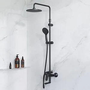 Душевая система со смесителем для ванны Am.Pm Sunny чёрный матовый F0785C922 Душевая система со смесителем для ванны Am.Pm Sunny чёрный матовый F0785C922, 3