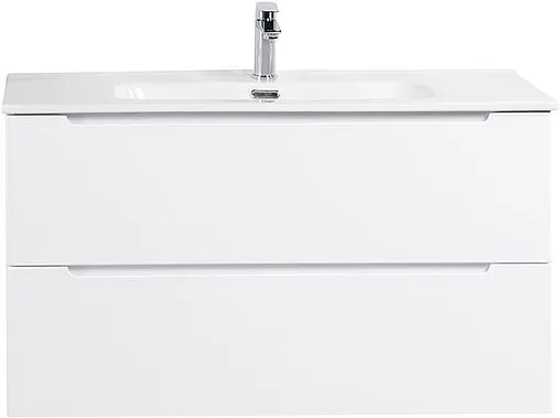 Тумба-умывальник подвесная BelBagno ETNA 100 Bianco Opaco ETNA-1000-2C-SO-BO-P+