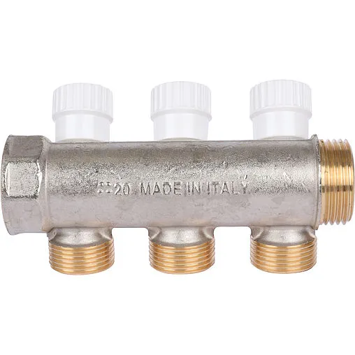 Коллектор регулирующий проходной 3 отвода 1&quot;в/н x ¾&quot;ек Luxor CP 453 68513503