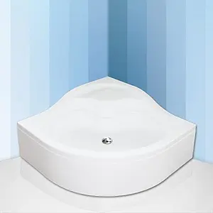 Поддон для душа акриловый низкий 900x900мм Roltechnik Semideep Neo 8000198 Поддон для душа акриловый низкий 900x900мм Roltechnik Semideep Neo 8000198, 3