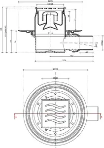 Трап горизонтальный Set Pestan Confluo Standart Dry 1 Ceramic 100x100мм 13000107 Трап горизонтальный Set Pestan Confluo Standart Dry 1 Ceramic 100x100мм 13000107, 2