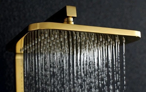 Душевая система со смесителем для ванны D&amp;K Berlin.Tourto золото DA1433703A01