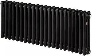 Радиатор стальной трубчатый Zehnder Charleston 3057/22 1270 ¾&quot; Ral 9217 Traffic Black (matt), 1