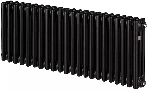 Радиатор стальной трубчатый Zehnder Charleston 3057/22 1270 ¾&quot; Ral 9217 Traffic Black (matt)
