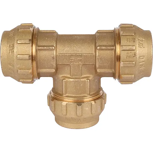 Тройник компрессионный соединительный 32мм x 32мм x 32мм Tiemme 3400022