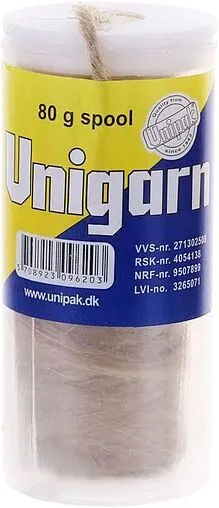 Льняная сантехническая нить (шпуля) 80г Unipak Unigarn 1500820
